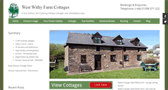 Desktop Screenshot of exmoor-cottages.com